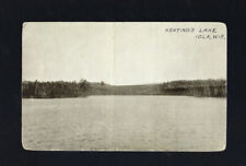 c.1900s Keatings Lake Iola Wisconsin WI Postcard POSTED picture