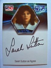SARAH SUTTON 2003 Doctor Who (Nyssa) Signed Autographed Card (Vintage) picture