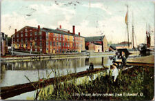 A91  Postcard Richmond Virginia Libby Prison Jail Penitentiary Vintage Lake View picture