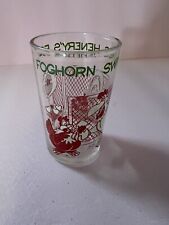 Vintage Foghorn Leghorn Switches Henry's Eggs Juice Glass 1974 Warner Brothers picture