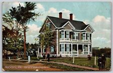 Postcard Father Phelan's Residence, Rockland Maine D166 picture