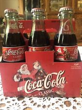 1998 Coca-Cola Coke Classic Christmas edition Bottles set of 6 unopened picture