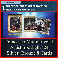 FRANCESCO MATTINA V 1 ARTIST SPOTLIGHT 24 SILVER+BRZ 8 CARD-TOPPS MARVEL COLLECT picture