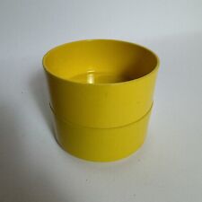 Set of Two (2) Vintage Heller Yellow Melamine Stacking Bowls Mid Century Modern picture