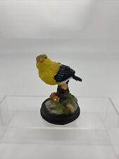 GOLDFINCH Yellow Songbird Bird Figurine Statue Collectibles Gifts picture
