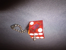 Vintage NUGGET CARSON Casino DICE KEYCHAIN picture