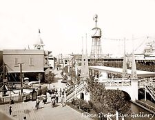 Steeplechase Amusement Park, Coney Island, New York - 1905- Historic Photo Print picture