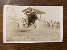 RPPC Artie Orber On Patches- Cheyenne Frontier Days Postcard picture