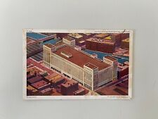 CHICAGO POST OFFICE BUILDING, MEGA RARE AUTHENTIC 1930's COLOURED  POSTCARD picture