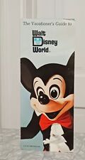 Vintage 1977 The Vacationers Guide To Walt Disney World Brochure Fold Out picture