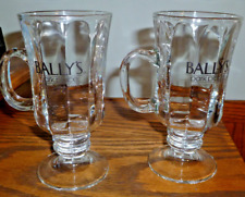 2 Vintage Bally's Park Place Hotel Irish Coffee Glasses...Nice picture