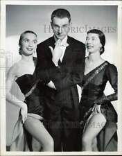 1952 Press Photo The Bob Hamilton Trio, Pat Horn, Bob Hamilton & Gloria Stevens picture