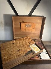 VINTAGE 1934 CREATIVE PICTURED PRINTER RUBBER STAMP SET picture