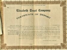 1921 great falls montana black eagle copper company; New Jersey bank BOND / CD picture