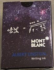 RARE NEW IN BOX Montblanc Albert Einstein Gray Bottled Fountain Pen Ink picture