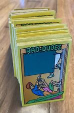 Large Quantity Of 1990 RAD DUDES Cards - Excellent Condition picture