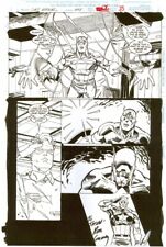 Ron Garney Marvel CAPTAIN AMERICA & BUCKY Original Comic Art page #448 picture
