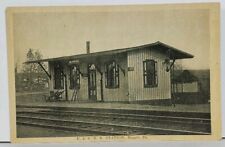 Bingen Pa P. & R. R.R Station Northhampton Co Railroad Postcard M10 picture