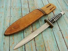 VINTAGE WW II GERMAN THEATER TRENCH ART COMBAT COMMANDO DAGGER DIRK KNIFE KNIVES picture