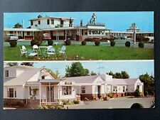 Postcard Woodbridge Amboy NJ - c1950s Dutch Maid Motels - Exit-11 Turnpike- Cars picture