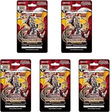 Yugioh Blazing Vortex Cards Blister Packs - 5 Blister Packs (9 Cards Per Pack) picture