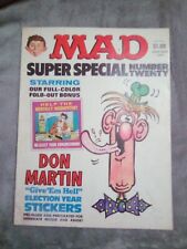MAD Super Special Number # 20 1976 Collectable Comic Magazine STICKERS INTACT picture