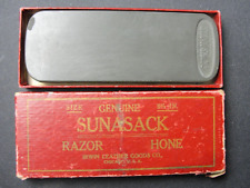 Rare Vintage Sunasack Razor Hone/Stone Kansas City Barber Supply Amazing Shape picture