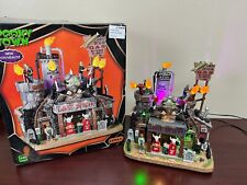 Lemax Spooky Town Last Ditch Gas Station Lighted w/Box picture