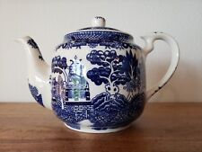 Vintage Japanese Blue Willow Teapot picture