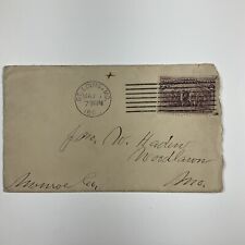 Woodlawn, Missouri 1896 Antique Envelope w/ 2 Cent Stamp - Name Haden picture