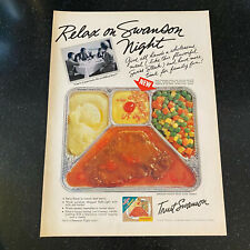 1965 Swanson TV Dinner Capmbell Soup Company Food Vintage Magazine Print Ad picture