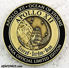 APOLLO 12 - NASA FLOWN METAL- 50th ANNIVERSARY -LIMITED EDITION- COIN-MEDALLION  picture