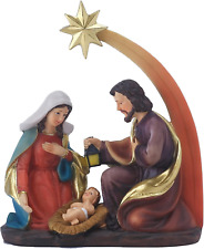 Holy Family Statue Christmas Nativity Set Jesus Mary Joseph Religio picture