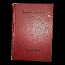 VINTAGE 1942 ARMY NAVY SONG AND SERVICE BOOK FOR SHIP AND FIELD picture
