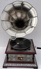 HMV Antique look Gramophone Fully Working ,Antique Design Phonograph win-up reco picture
