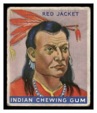 1933-40 Goudey R73 Indian Gum #26 Red Jacket IND1-03 picture