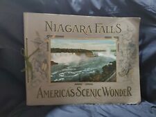 NIAGRA FALLS AMERICA'S SCENIC WONDER BOOK antique souvenir photo book picture