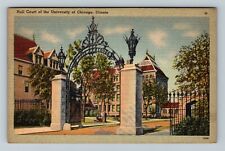 Chicago, IL-Illinois, Hull Court, University Chicago, Vintage Postcard picture