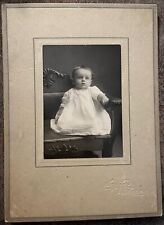 ~1880s MATTED INFANT PHOTO/~CABINET CARD - SNYDER STUDIO, KUTZTOWN, PA picture