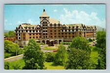 Scenic Bird's Eye, Historic Roanoke Hotel, Tudor Style Vintage Virginia Postcard picture