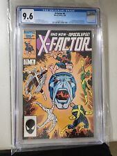 X-Factor # 6 CGC 9.6, 1st Full app of Apocalypse.  White Pages, 1986. picture