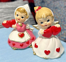 Vintage Pair of Charming Lefton Figurines Celebrating Love Year 'Round picture