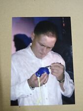 COA Signed Usyk Oleksander Blue Small Boxing Glove Autographed RARE picture