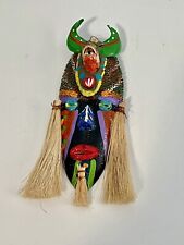 Fine Art Rare Mask Folk Art Indigenous with Dried Fish Head, Wall-hanging picture