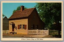Winston-Salem North Carolina NC Miksch Tobacco Shop Old Salem c1960s Postcard picture