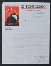 LILLE 1946 LE BONBOLDUC DEROID CHAUAT invoice illustrated parquet 75 picture