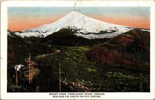 Mount Hood Sandy River Oregon Union Pacific Pictoral UNP Topographical Postcard picture