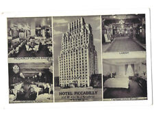 c.1900s Hotel Piccadilly New York City NY Multi View Postcard UNPOSTED picture