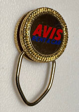 Vintage Avis Car Rental Seat Belt Auto Car Driver Safety Automotive Keychain O picture