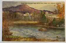 C. 1908 Postcard Robert Louis Stevenson’s Home Saranac Lake NY Adirondacks picture